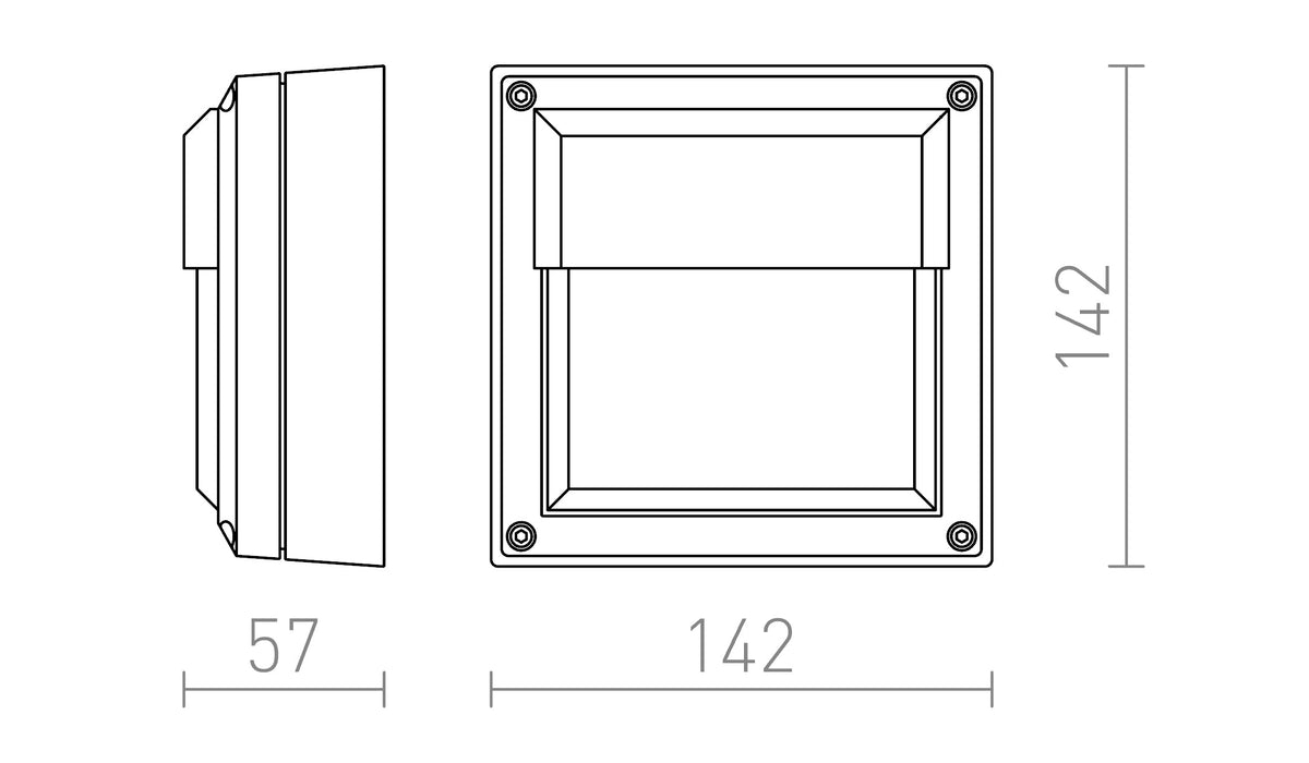 DELTA 145 WAND maattekening