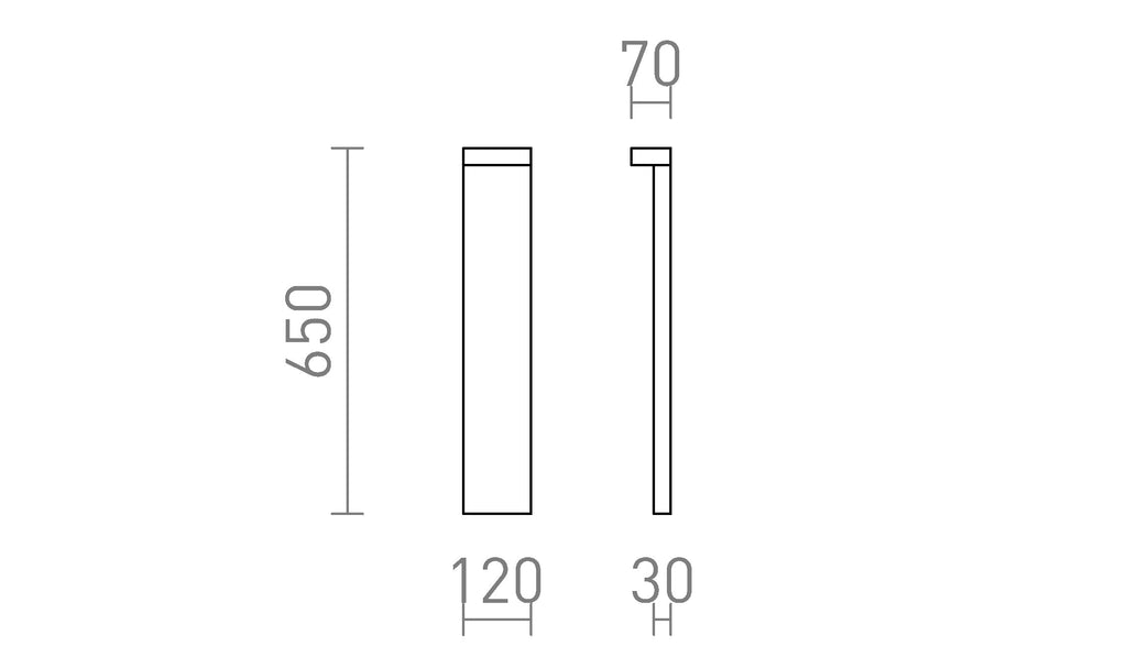 GARDIEN 65 maattekening