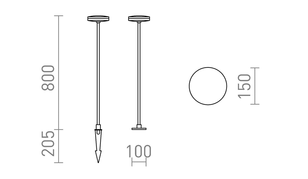 SEMPLICE 80 maattekening