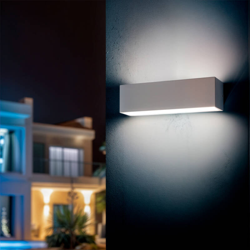 GEVARO buitenwandlamp wit