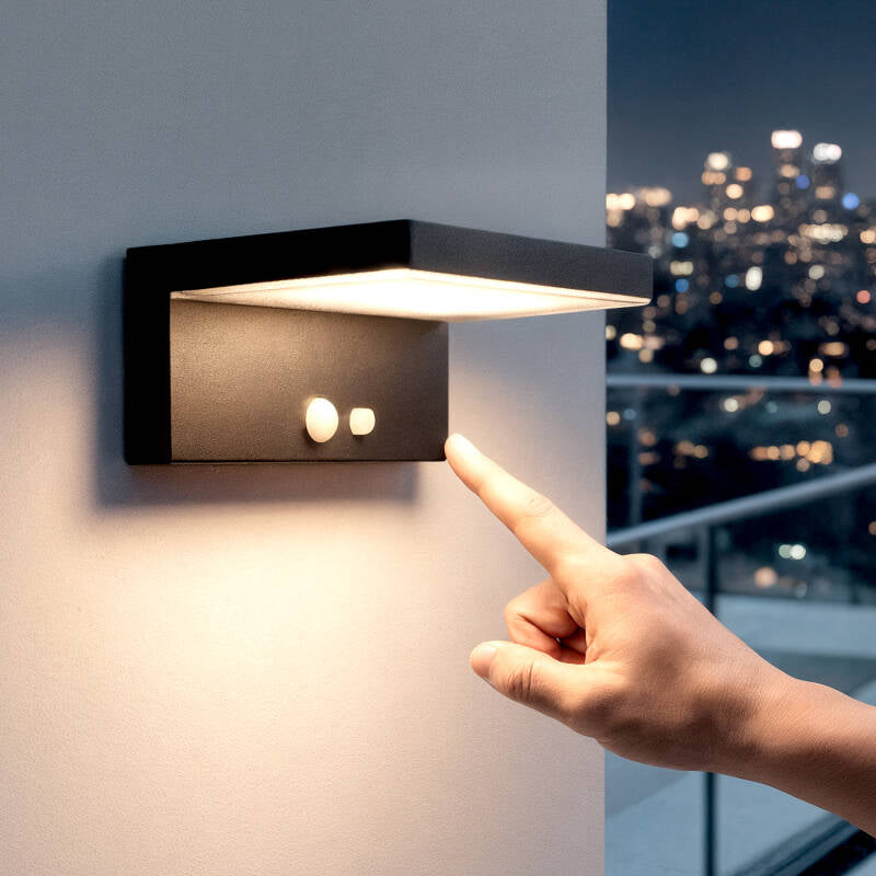 ARVARO solar buitenwandlamp zwart, afbeelding 6