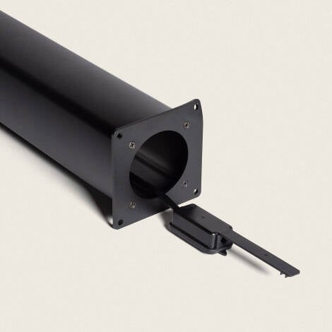 ZENDANO tuinpaal zwart zijaanzicht