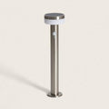 HALVIVO solar tuinpaal 50 cm zilver