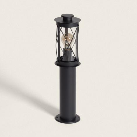 DUNTARO vierkante tuinpaal 50 cm zwart