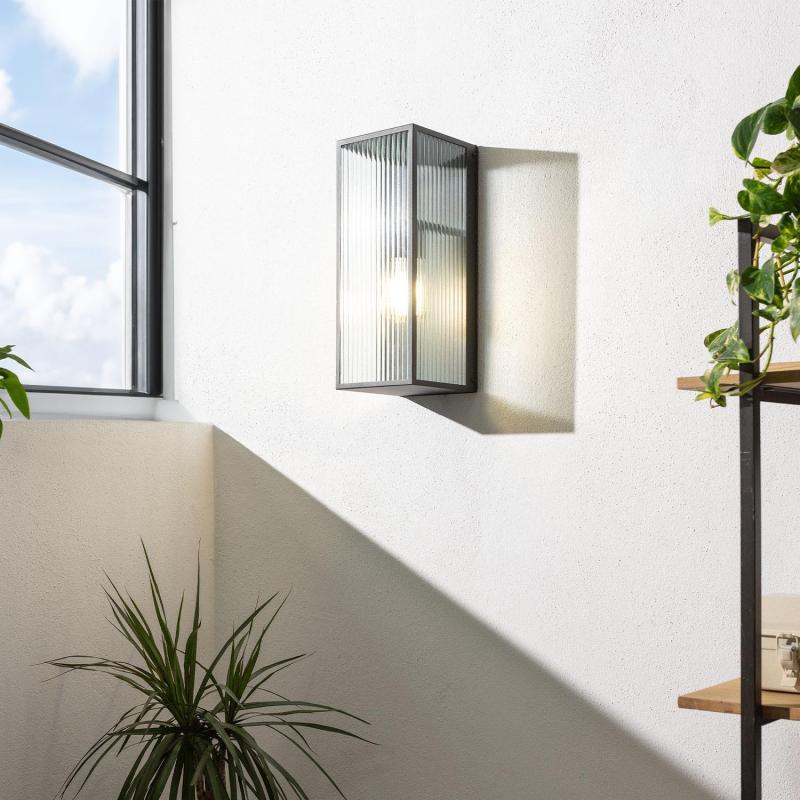 BORNANO buitenwandlamp zwart, afbeelding 3