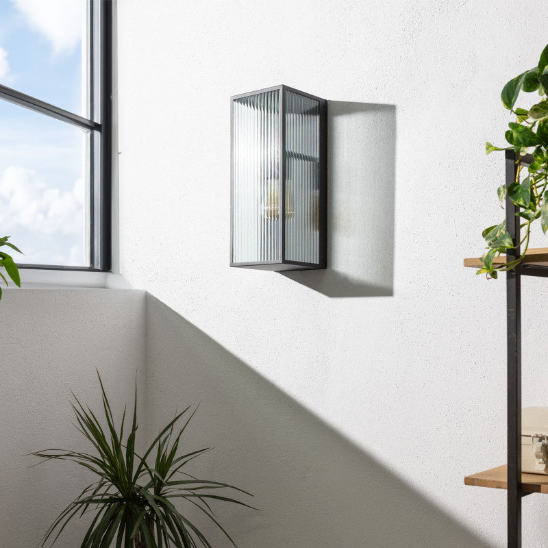BORNANO buitenwandlamp zwart, afbeelding 2