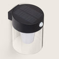 BRUNAVO solar buitenwandlamp zwart