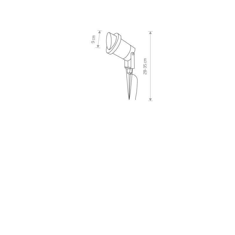 BUSH tuinspot grafiet, afbeelding 2