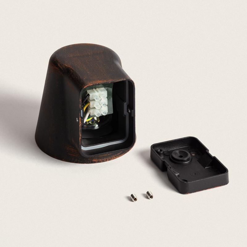 CERVIVO buitenwandlamp wengé, afbeelding 4