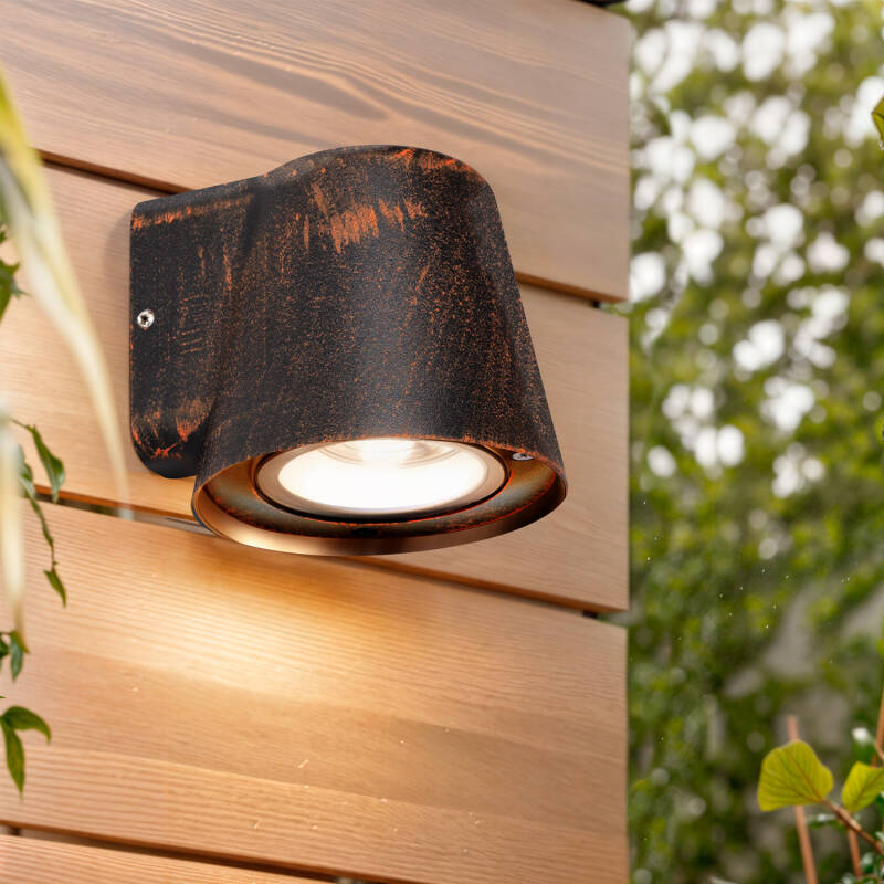 CERVIVO buitenwandlamp wengé, afbeelding 5