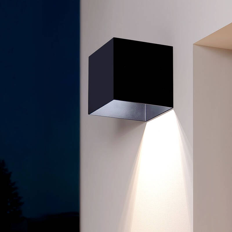 CINDAVO solar buitenwandlamp zwart, afbeelding 2