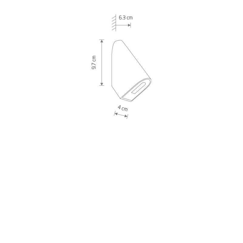 CLINE LED buitenwandlamp zwart, afbeelding 6