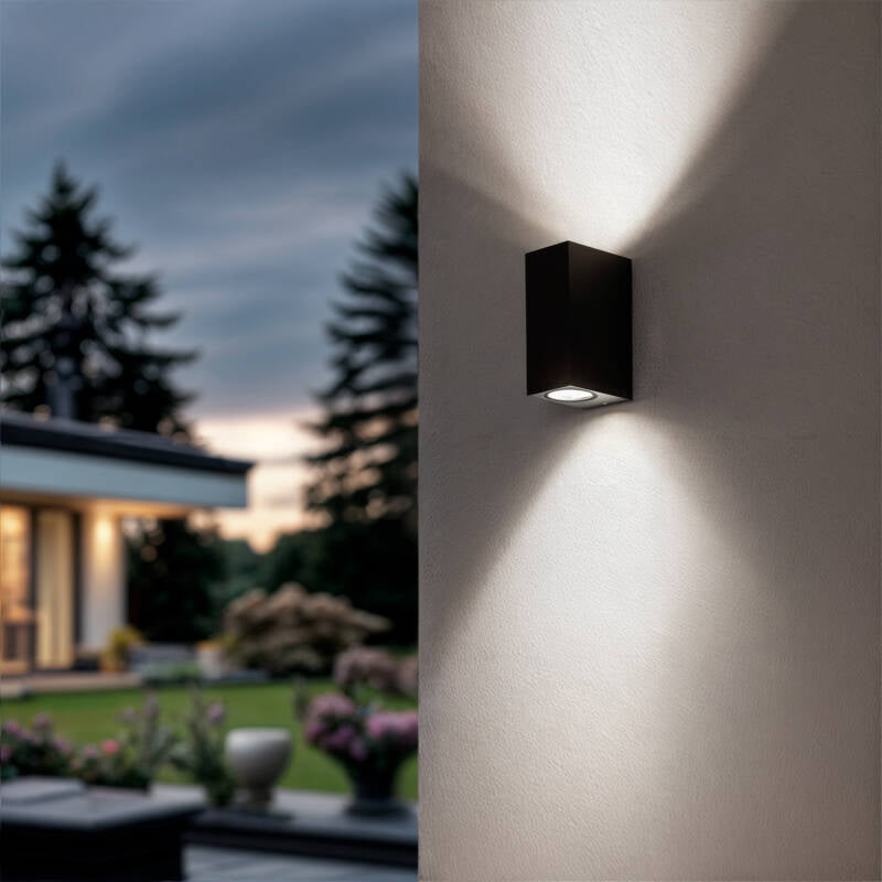 CORVANO buitenwandlamp grijs