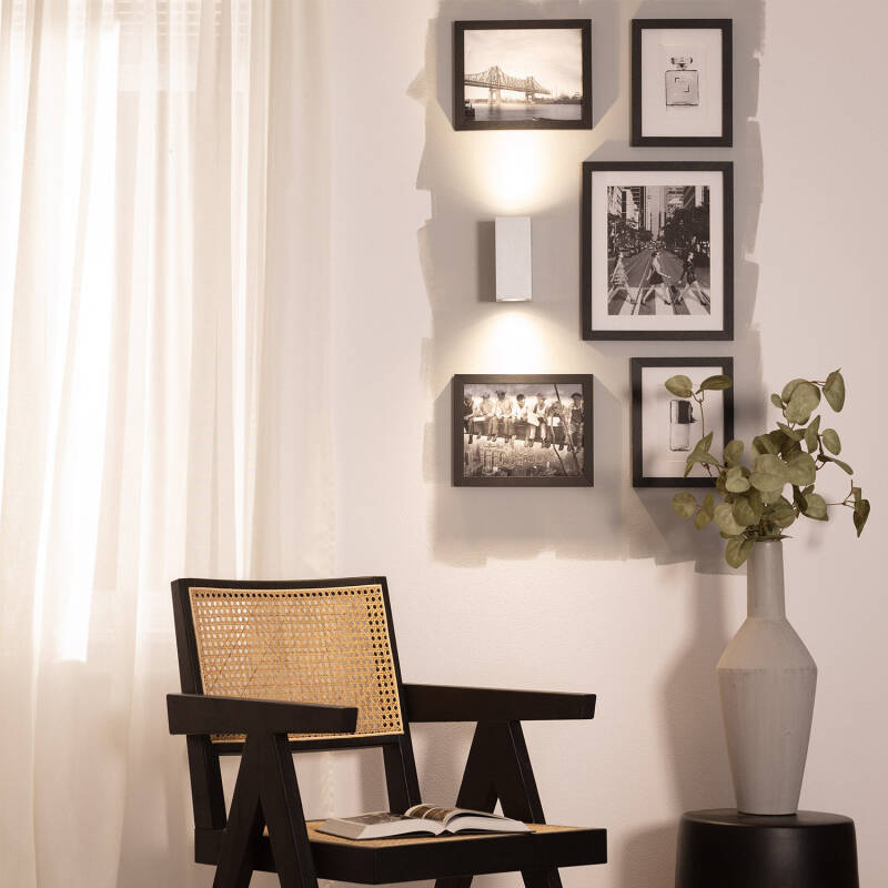CORVANO buitenwandlamp zilver, afbeelding 2