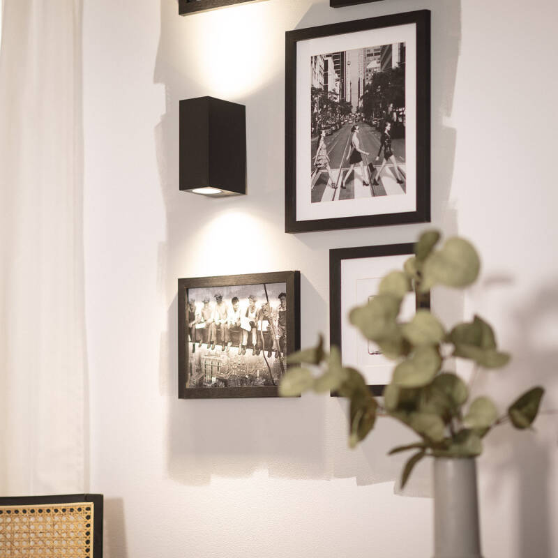 CORVANO buitenwandlamp zwart, afbeelding 2
