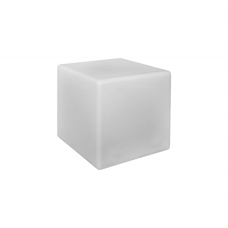 CUMULUS CUBE lichtgevende tuinkubus wit L