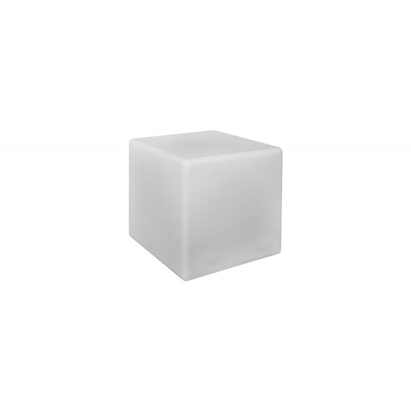 CUMULUS CUBE lichtgevende tuinkubus wit M