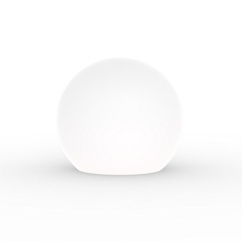CUMULUS lichtgevende tuinbol wit M