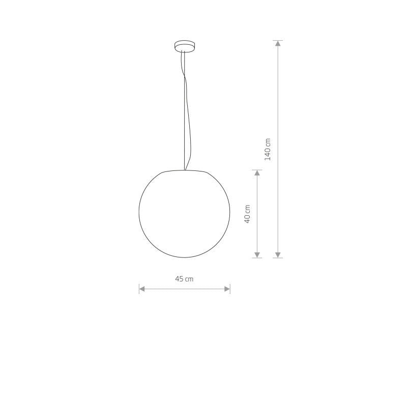 CUMULUS buitenhanglamp wit M, afbeelding 2