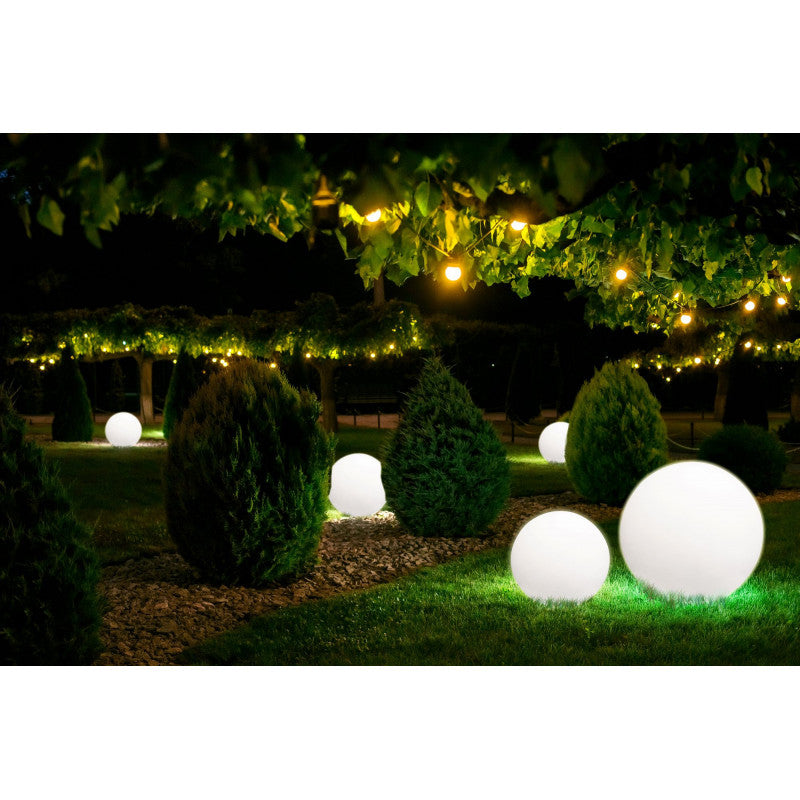 CUMULUS lichtgevende tuinbol wit S, afbeelding 5
