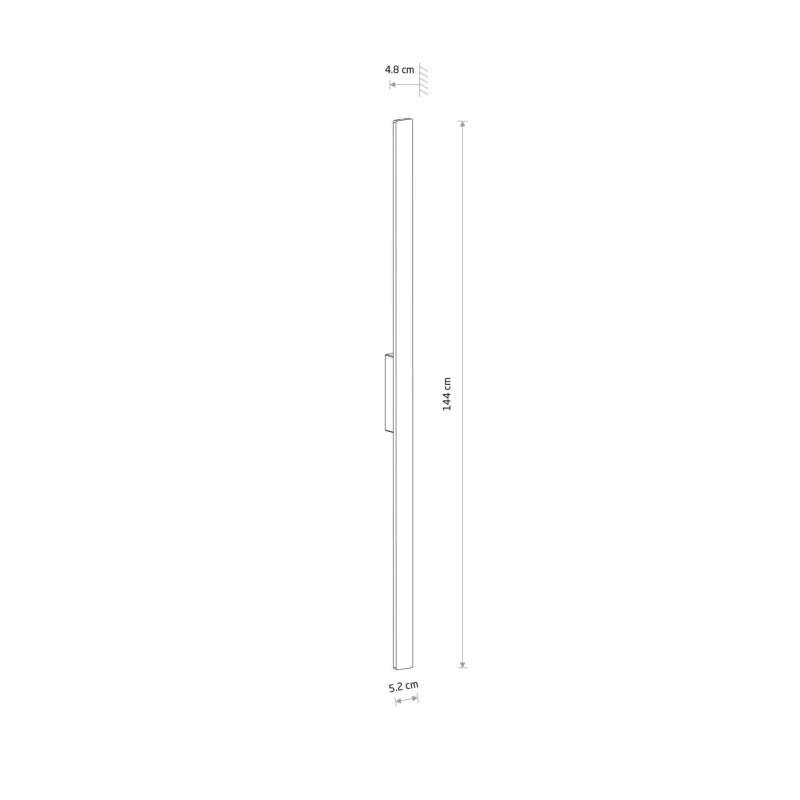 DEMI LED buitenwandlamp zwart L, afbeelding 7