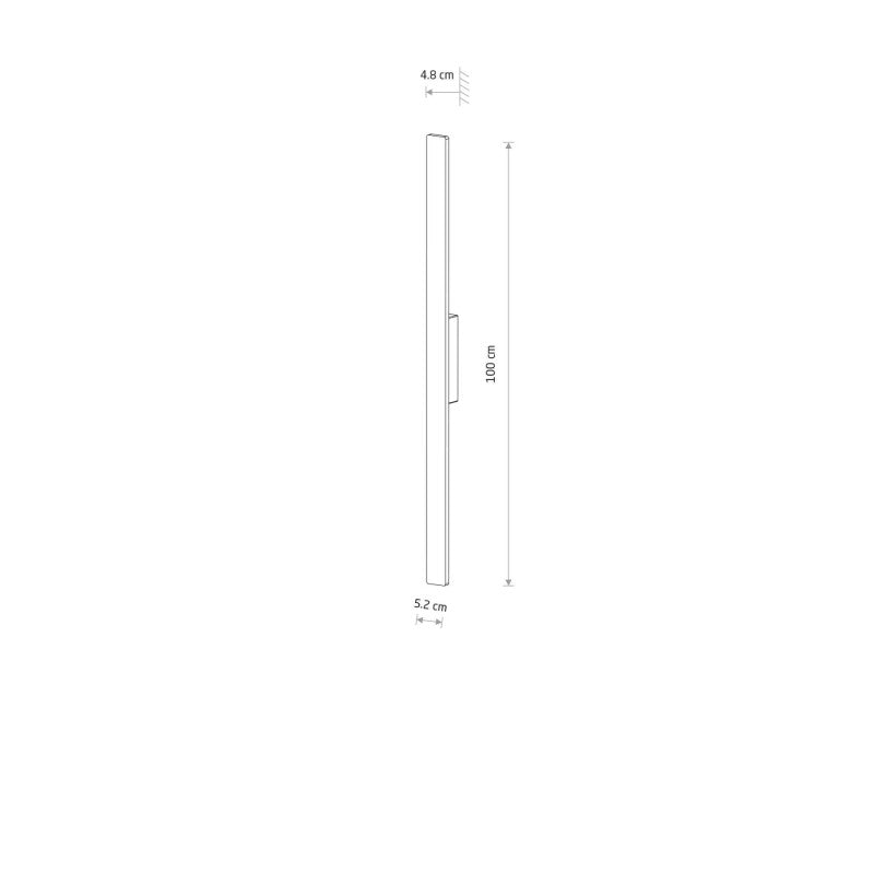 DEMI LED buitenwandlamp zand M, afbeelding 7