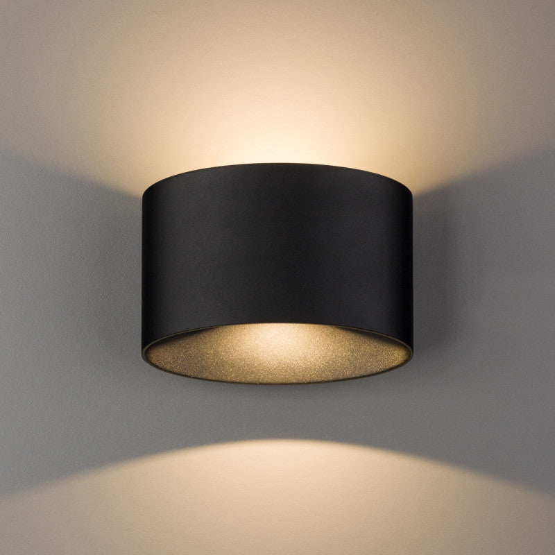 ELLIPSES LED buitenwandlamp zwart