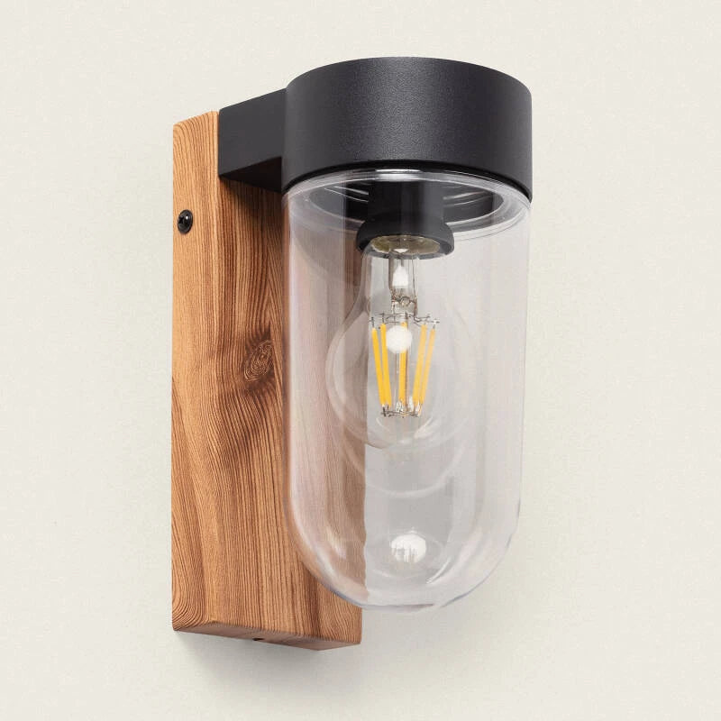ESKANO solar buitenwandlamp naturel