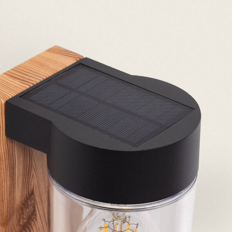ESKANO solar buitenwandlamp naturel, afbeelding 2