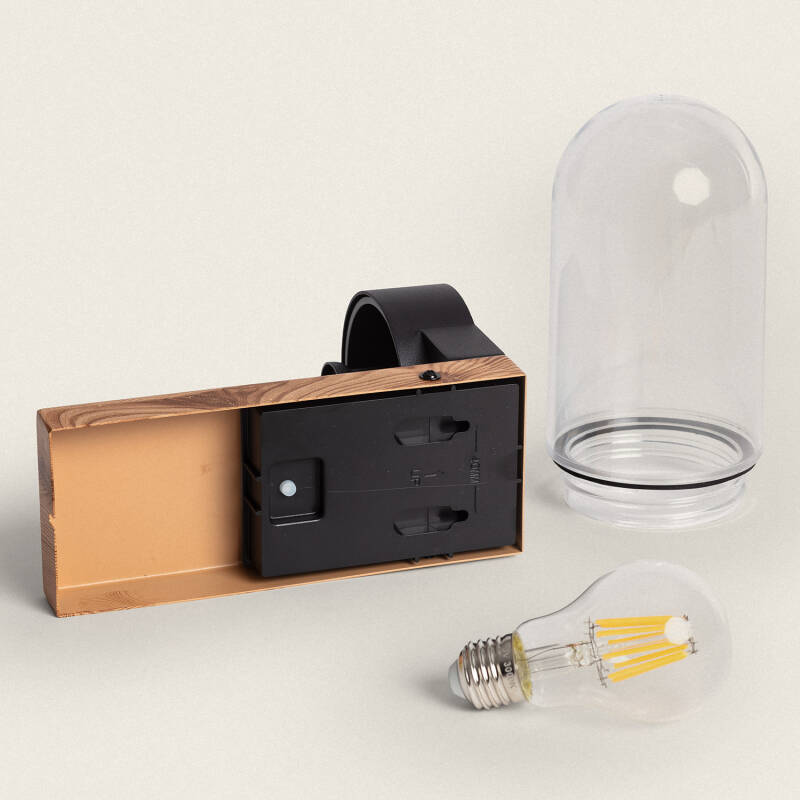 ESKANO solar buitenwandlamp naturel, afbeelding 5