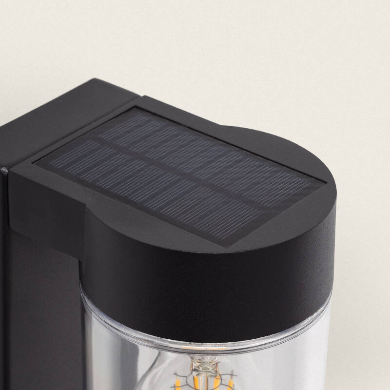 ESKANO solar buitenwandlamp zwart, afbeelding 2