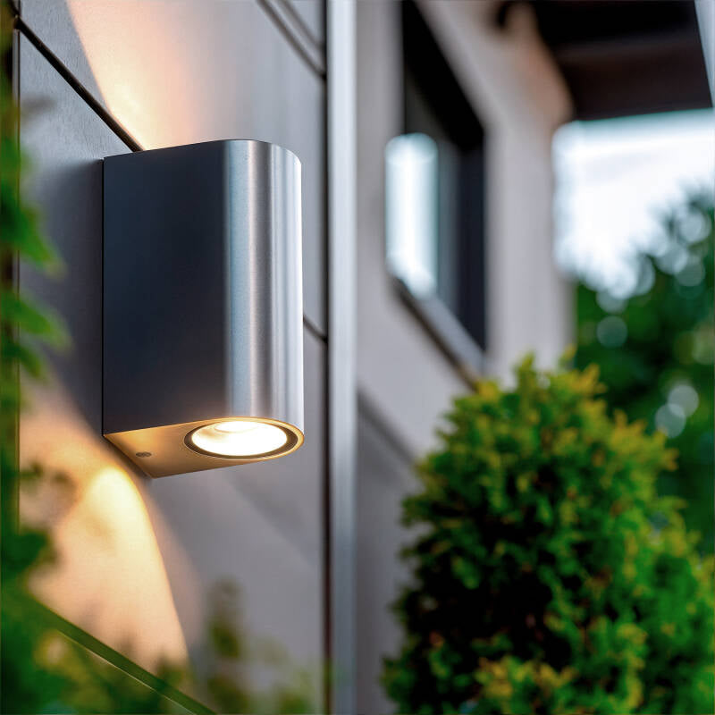 FALCANO buitenwandlamp zilver