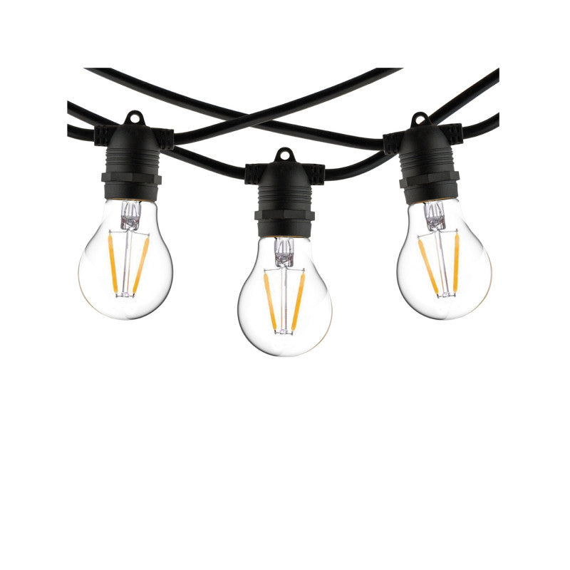 FESTOON LIGHTS lichtsnoer zwart 9 m