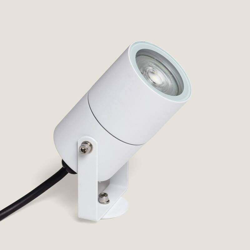 MARSIVO tuinspot aluminium op grondspies zwart