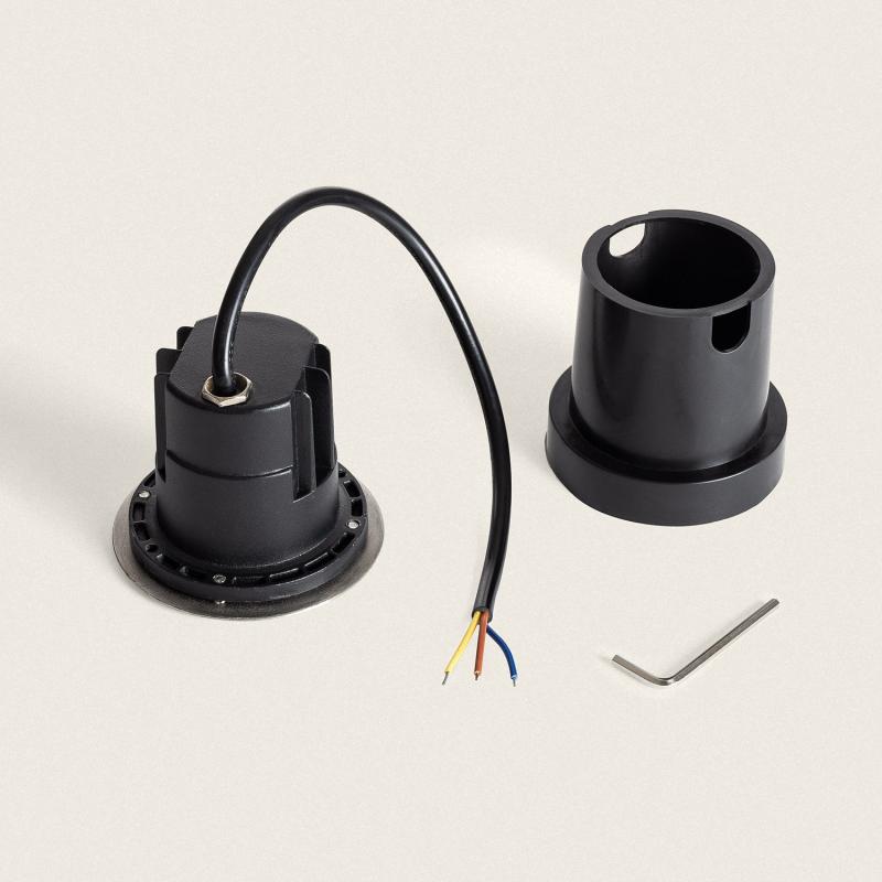 SOLVIVO grondspot 3W lichtbeeld