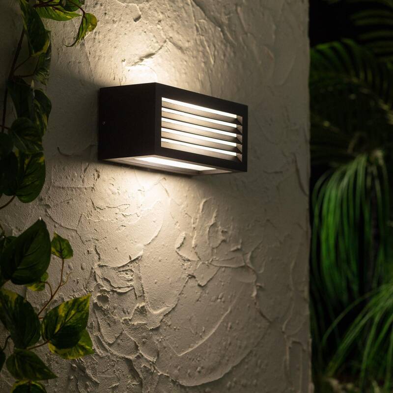 FRESARO buitenwandlamp zwart