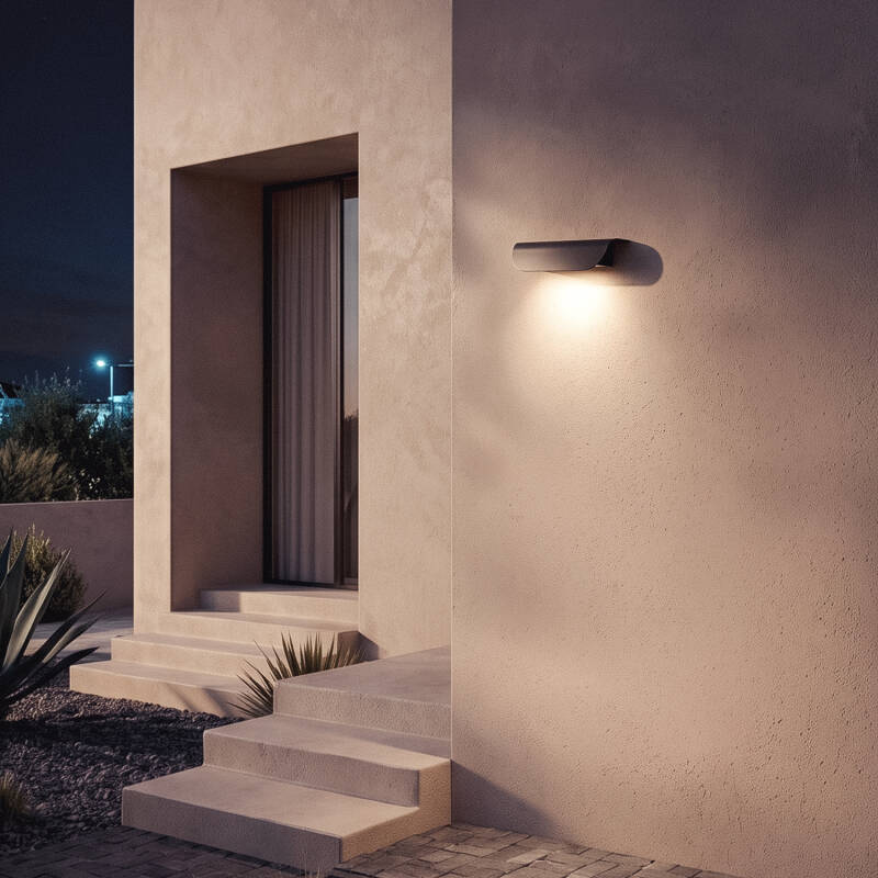 GELVAVO buitenwandlamp zwart, afbeelding 5