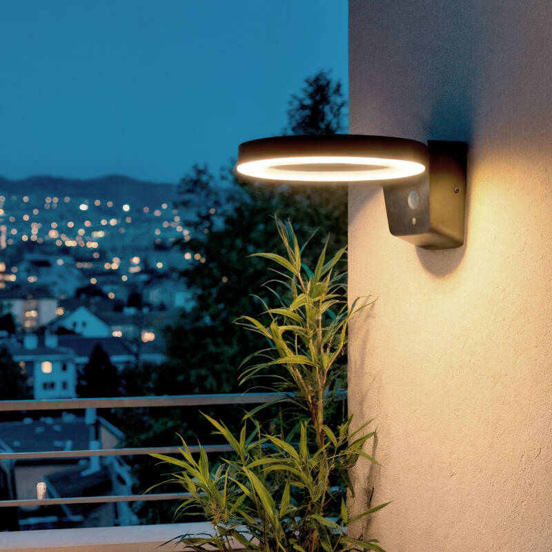 GRESIVO solar buitenwandlamp zwart, afbeelding 5