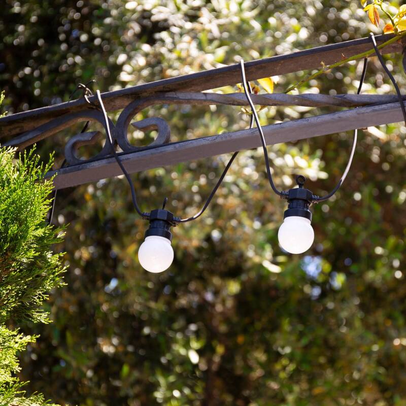 HELIVO solar lichtsnoer detail lamp