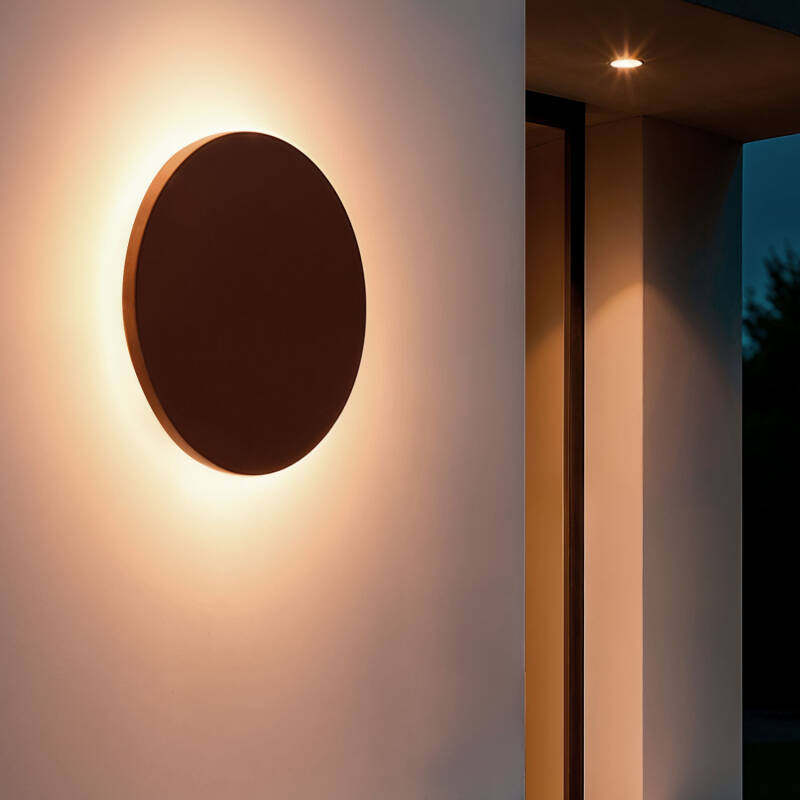 HALVANO buitenwandlamp oxide, afbeelding 2