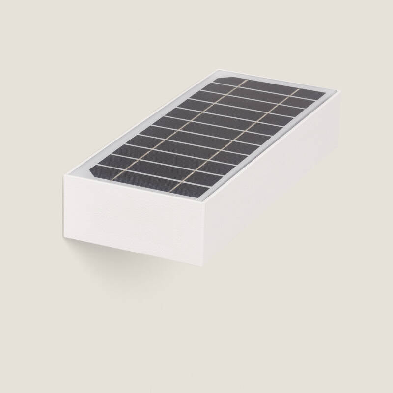 HELMARO solar buitenwandlamp wit
