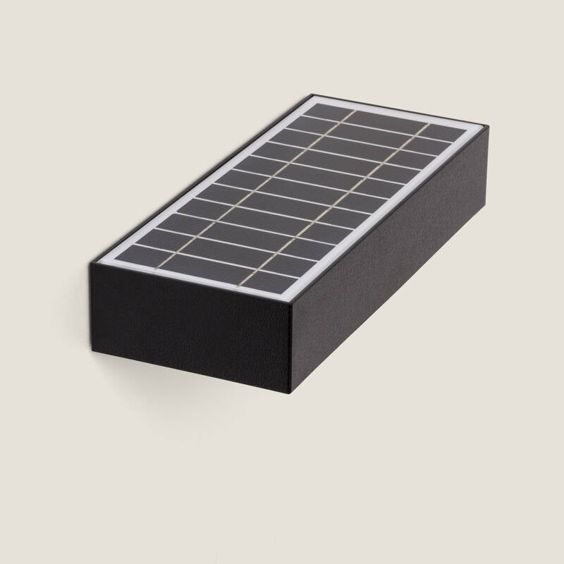 HELMARO solar buitenwandlamp zwart