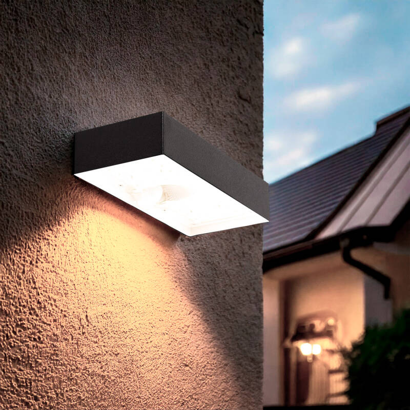 HELMARO solar buitenwandlamp zwart, afbeelding 5