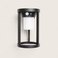 HERBANO solar buitenwandlamp zwart