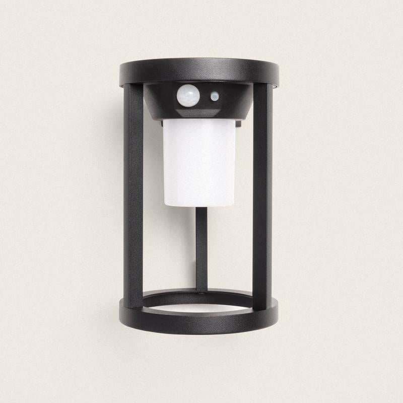 HERBANO solar buitenwandlamp zwart