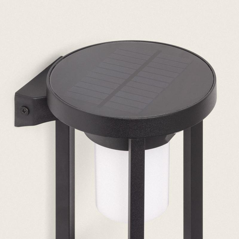 HERBANO solar buitenwandlamp zwart, afbeelding 2