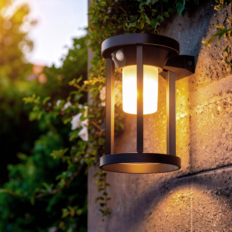 HERBANO solar buitenwandlamp zwart, afbeelding 6