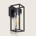HILDANO buitenwandlamp zwart