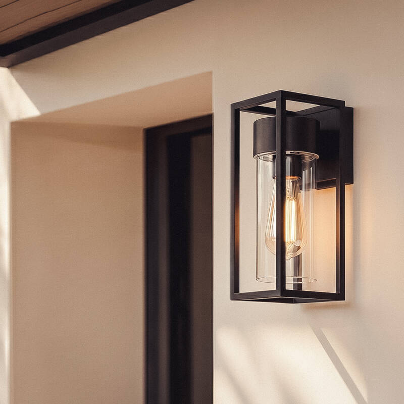 HILDANO buitenwandlamp zwart, afbeelding 6