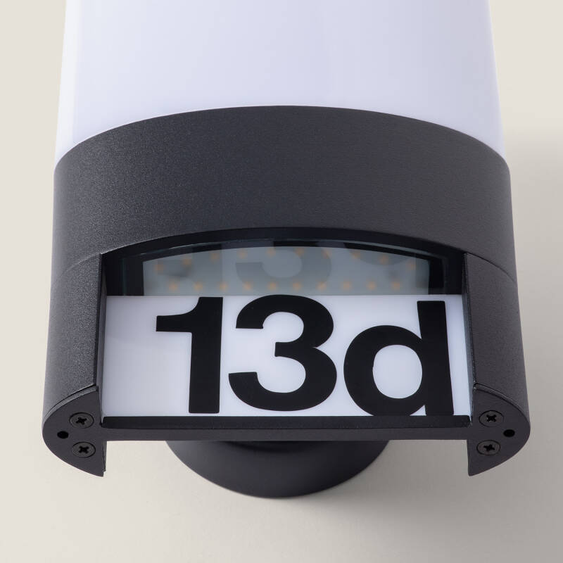 KELDANO huisnummerlamp buiten zwart, afbeelding 4